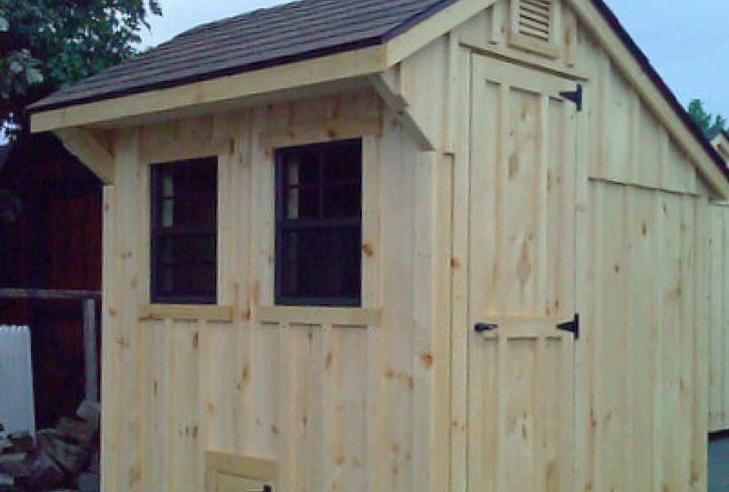 Custom Chicken CoopBoard and Batten Siding Lancaster County Barns
